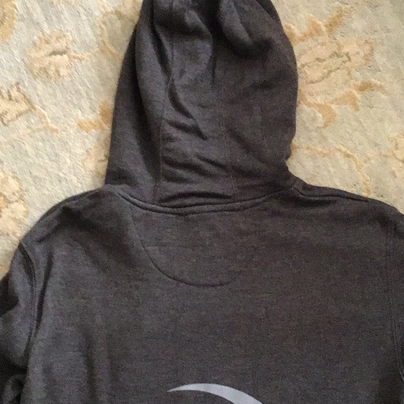 Boys Gray Hooded Sweatshirt Size Medium - Picture 3 of 5